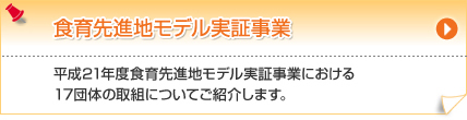 食育先進地モデル実証事業