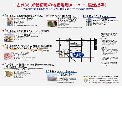 食育推進セミナー　食育チラシ＜裏面＞