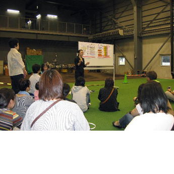 ファイターズキッズベースボールクラブ（野球教室）での食育セミナー