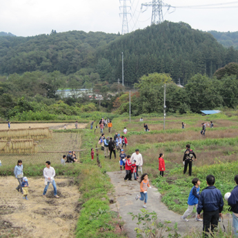 「イナゴンピック」での「食事バランスガイド」の普及・啓発