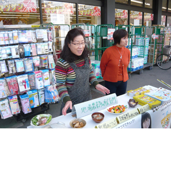 地元農産物の試作展示